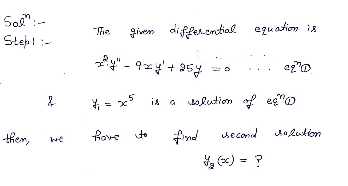 Advanced Math homework question answer, step 1, image 1